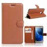Чехол с визитницей для Samsung Galaxy C5 (коричневый)