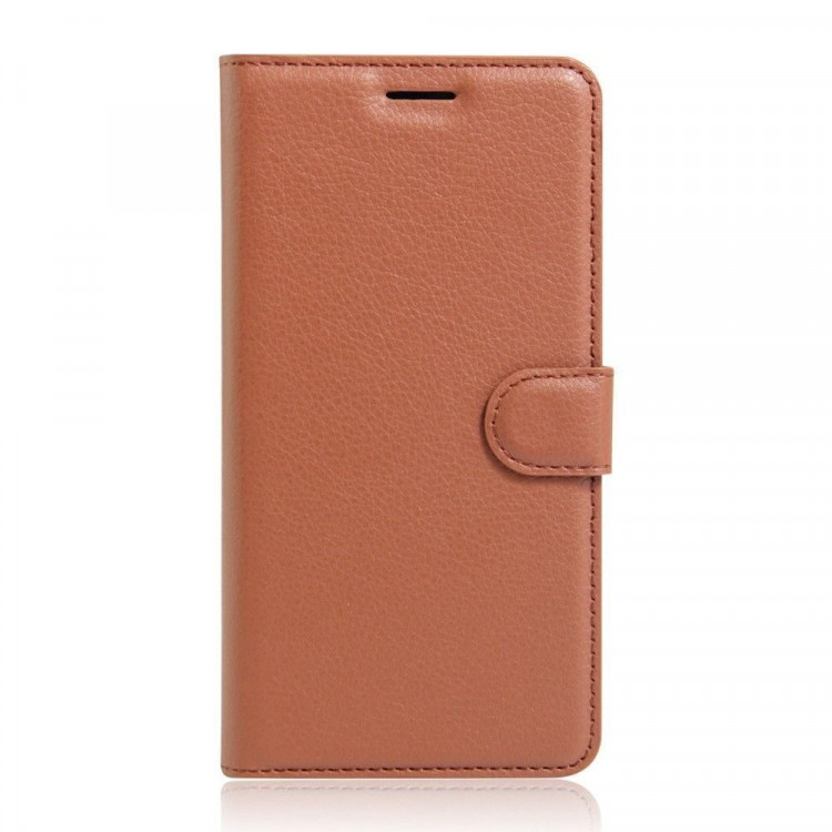 Чехол с визитницей для Samsung Galaxy C5 (коричневый)