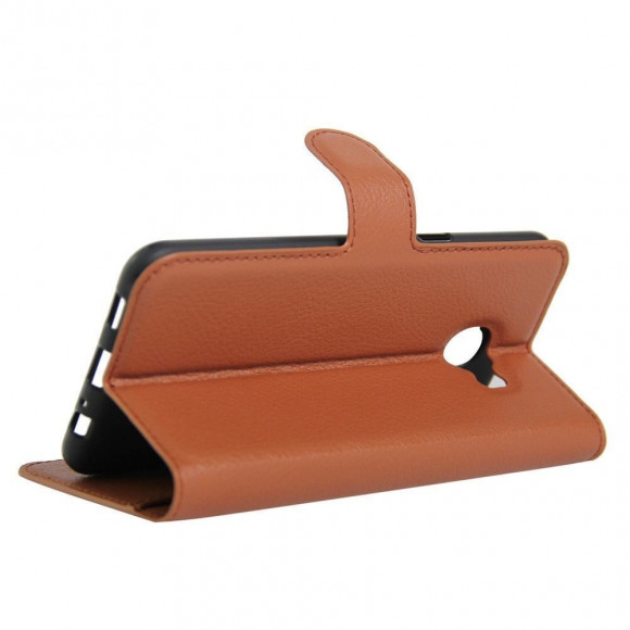 Чехол с визитницей для Samsung Galaxy C5 (коричневый)