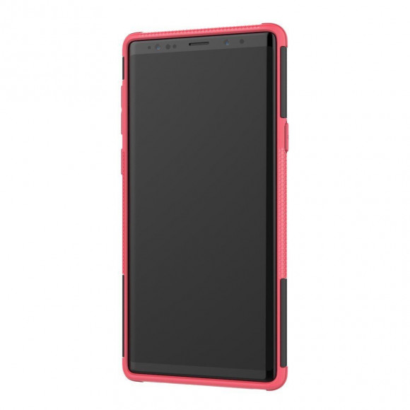 Чехол Hybrid Armor для Samsung Galaxy Note 9 (черный + розовый) Чехол Hybrid Armor для Samsung Galaxy Note 9 (черный + розовый)