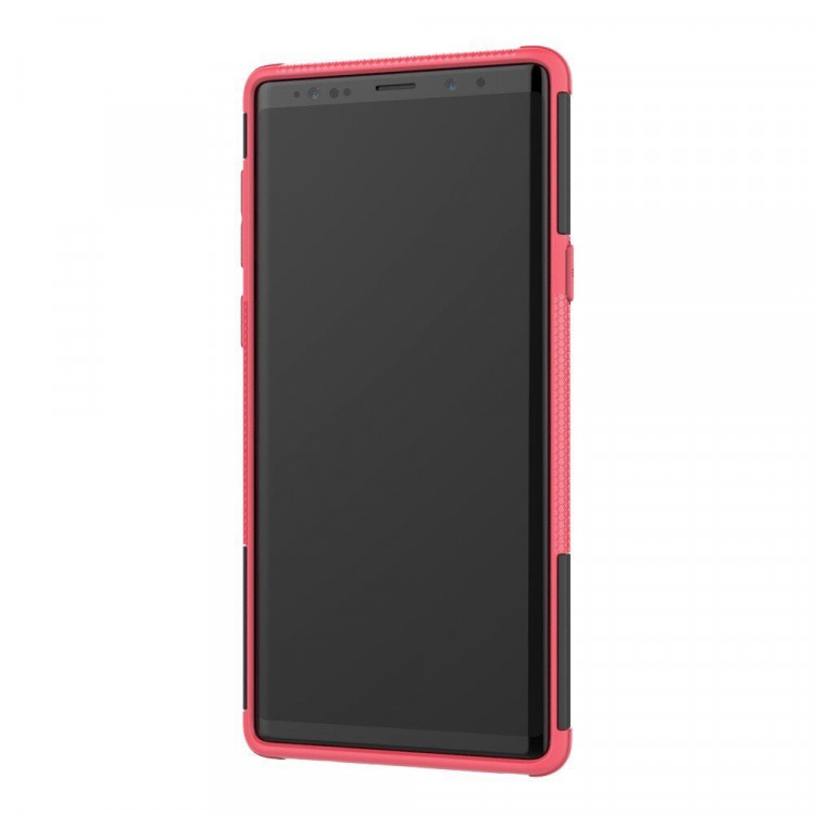 Чехол Hybrid Armor для Samsung Galaxy Note 9 (черный + розовый)