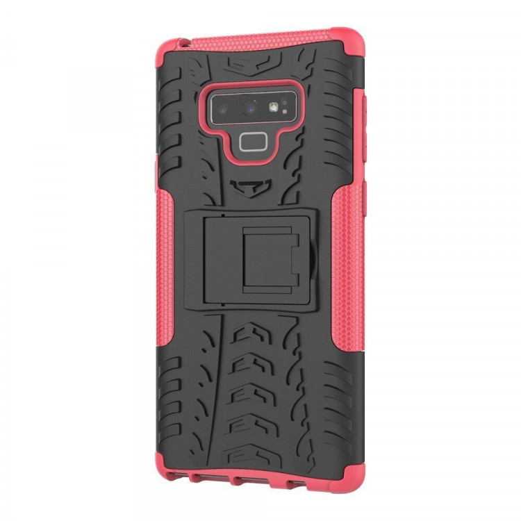 Чехол Hybrid Armor для Samsung Galaxy Note 9 (черный + розовый)