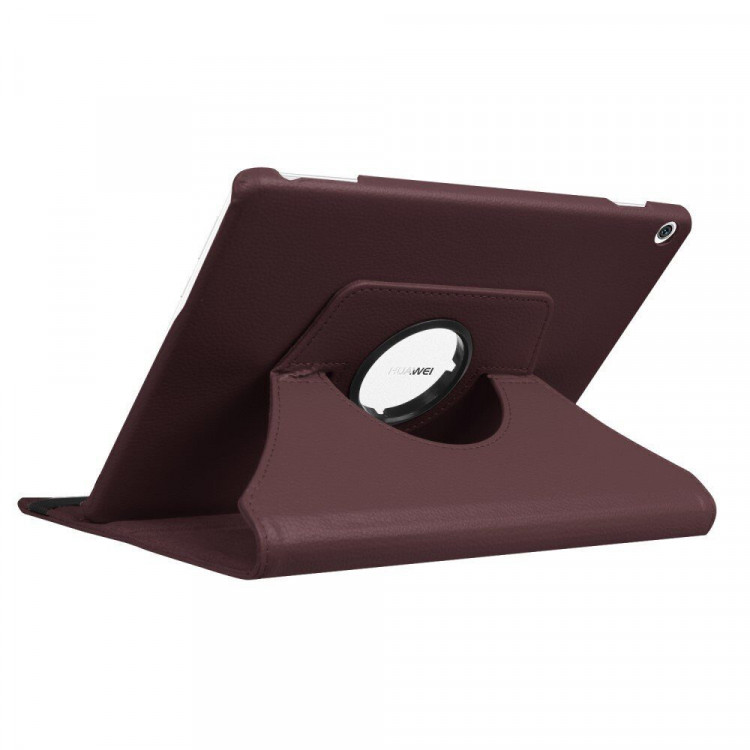 Поворотный чехол для Huawei MediaPad M3 Lite 10 (коричневый)