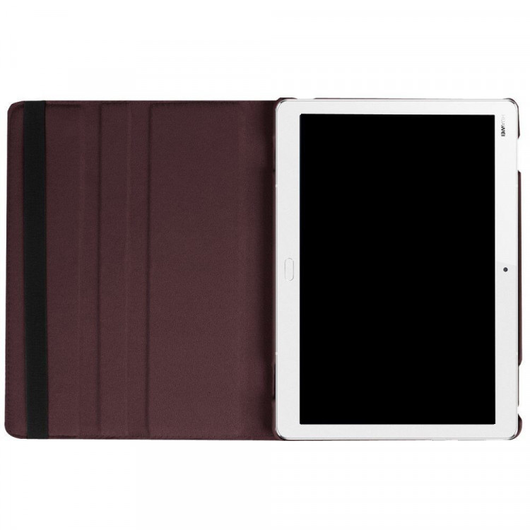 Поворотный чехол для Huawei MediaPad M3 Lite 10 (коричневый)