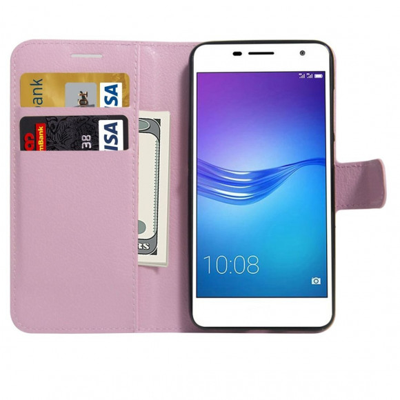 Чехол с визитницей для Huawei Enjoy 6 (розовый) Чехол с визитницей для Huawei Enjoy 6 (розовый)