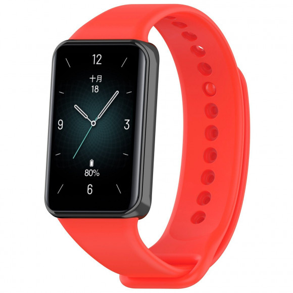 Силиконовый ремешок для Honor Band 9 (оранжевый) Силиконовый ремешок для Honor Band 9 (оранжевый)