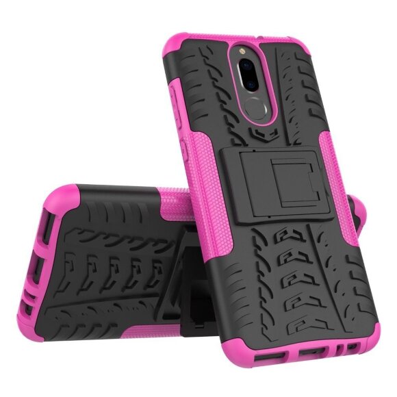 Чехол Hybrid Armor для Huawei Mate 10 Lite / Nova 2i (черный + розовый) Чехол Hybrid Armor для Huawei Mate 10 Lite / Nova 2i (черный + розовый)