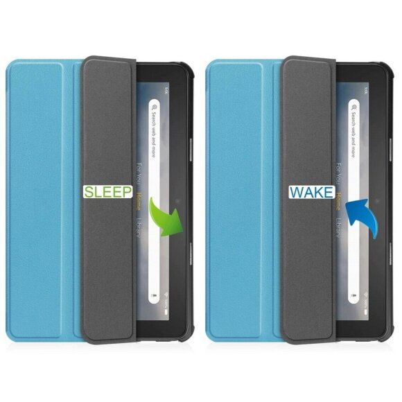 Планшетный чехол для Amazon Fire 7 (2022) (голубой)
