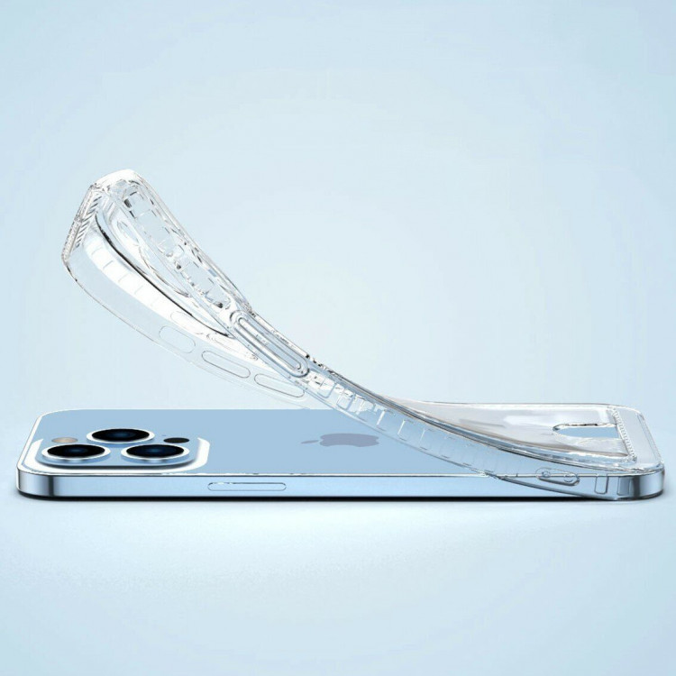 Силиконовый чехол с карманом для карт для iPhone 14