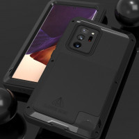 Гибридный чехол LOVE MEI для Samsung Galaxy Note 20 Ultra (черный)