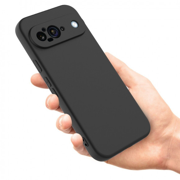 Силиконовый чехол Mobile Shell для Google Pixel 9 (черный) Силиконовый чехол Mobile Shell для Google Pixel 9 (черный)