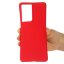 Силиконовый чехол Mobile Shell для Samsung Galaxy S21 Ultra (красный)