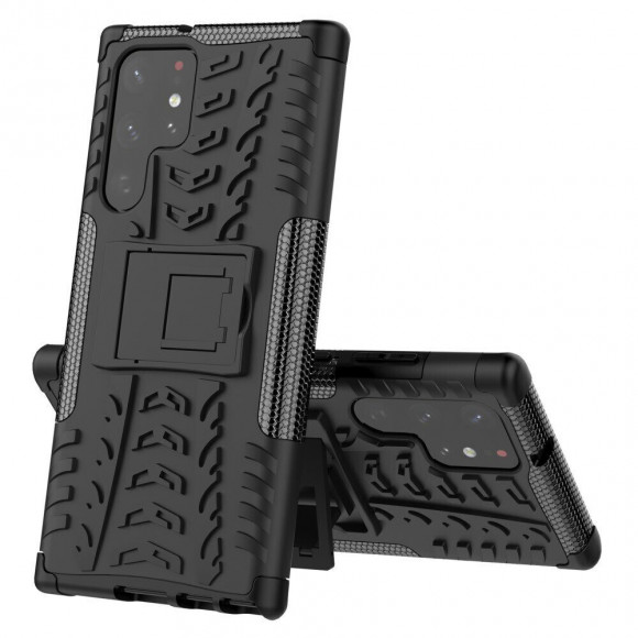 Чехол Hybrid Armor для Samsung Galaxy S22 Ultra (черный) Чехол Hybrid Armor для Samsung Galaxy S22 Ultra (черный)