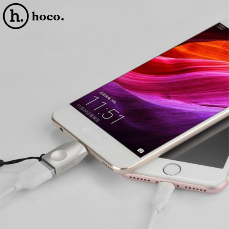 OTG - Адаптер с USB на Type-C Hoco UA9