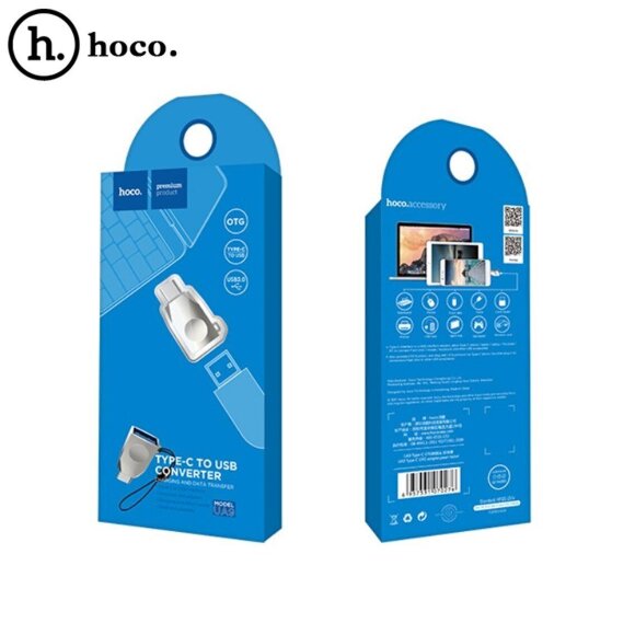 OTG - Адаптер с USB на Type-C Hoco UA9
