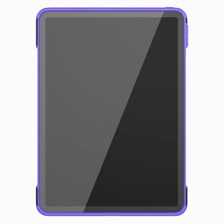 Чехол Hybrid Armor для iPad Pro 11 (2022, 2021, 2020) (черный + фиолетовый)