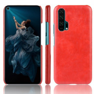 Кожаная накладка-чехол для Huawei Honor 20 Pro (красный)