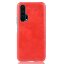 Кожаная накладка-чехол для Huawei Honor 20 Pro (красный)