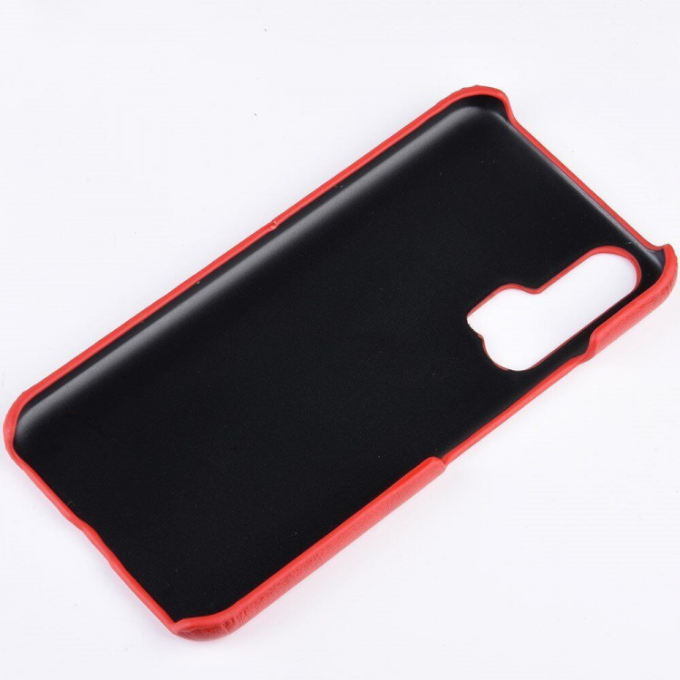 Кожаная накладка-чехол для Huawei Honor 20 Pro (красный)