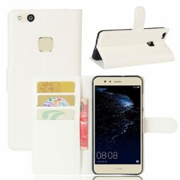 Чехол с визитницей для Huawei P10 Lite (белый)