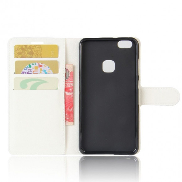 Чехол с визитницей для Huawei P10 Lite (белый) Чехол с визитницей для Huawei P10 Lite (белый)