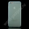 Чехол из мягкого пластика для iPhone 6 Plus (сине-зеленый)