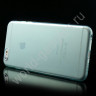Чехол из мягкого пластика для iPhone 6 Plus (сине-зеленый)