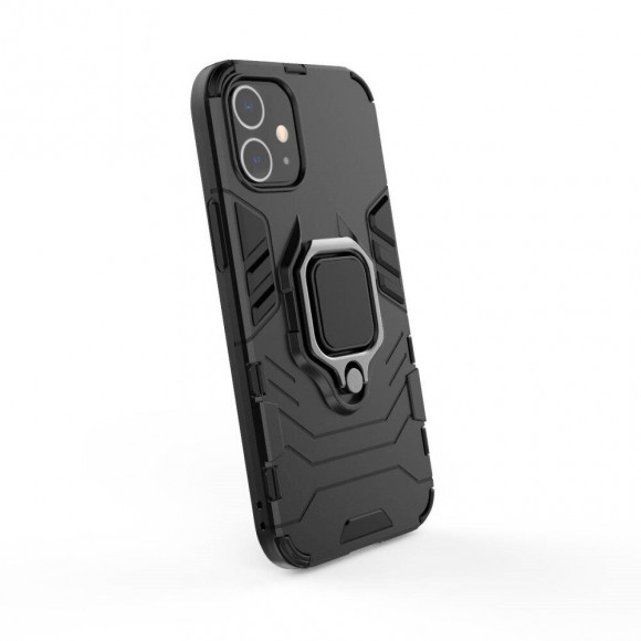 Чехол Armor Ring Holder для iPhone 12 mini (черный) Чехол Armor Ring Holder для iPhone 12 mini (черный)