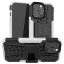 Чехол Hybrid Armor для iPhone 13 Pro (черный + белый)