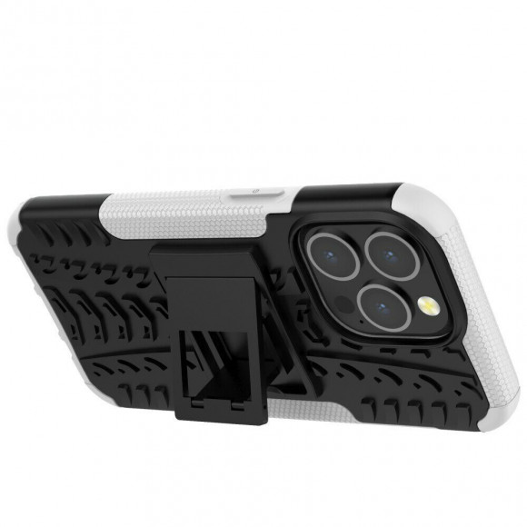 Чехол Hybrid Armor для iPhone 13 Pro (черный + белый) Чехол Hybrid Armor для iPhone 13 Pro (черный + белый)