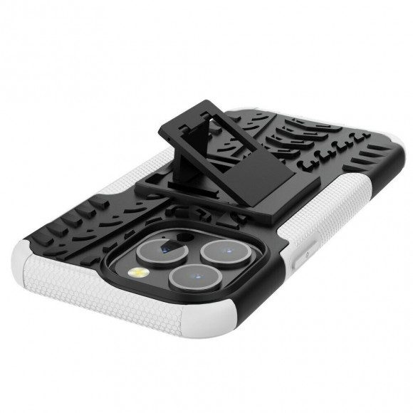 Чехол Hybrid Armor для iPhone 13 Pro (черный + белый) Чехол Hybrid Armor для iPhone 13 Pro (черный + белый)