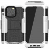 Чехол Hybrid Armor для iPhone 13 Pro (черный + белый)