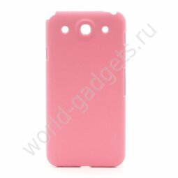Пластиковый чехол для LG Optimus G Pro (розовый)