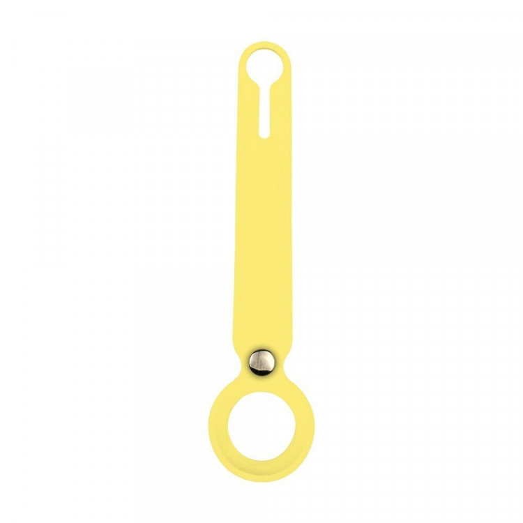 Удлиненная силиконовая подвеска для AirTag (желтый)