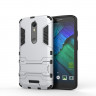 Чехол Duty Armor для Motorola Moto X Force (серебряный)