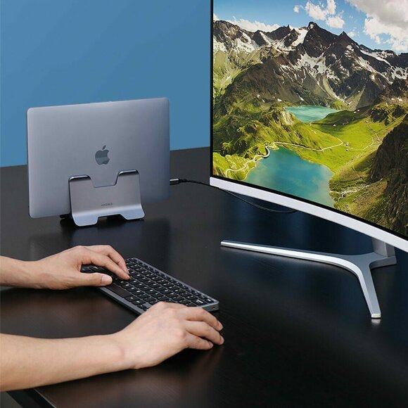 Гравитационная алюминиевая подставка Hagibis для ноутбука и MacBook