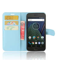 Чехол с визитницей для Motorola Moto G5 (голубой)