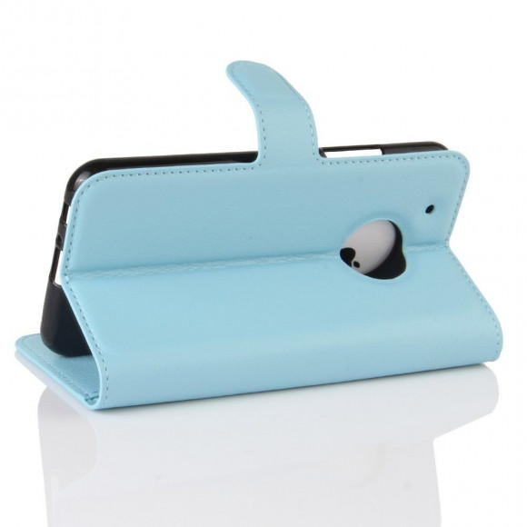 Чехол с визитницей для Motorola Moto G5 (голубой)