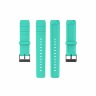 Силиконовый ремешок для часов 18мм (сине-зеленый)