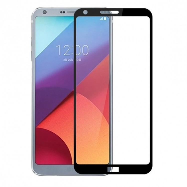 Защитное стекло 3D для LG G6 (черный)