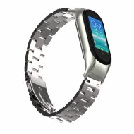 Стальной браслет для Xiaomi Mi Band 5 (серебряный) Стальной браслет для Xiaomi Mi Band 5 (серебряный)