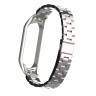 Стальной браслет для Xiaomi Mi Band 5 (серебряный)