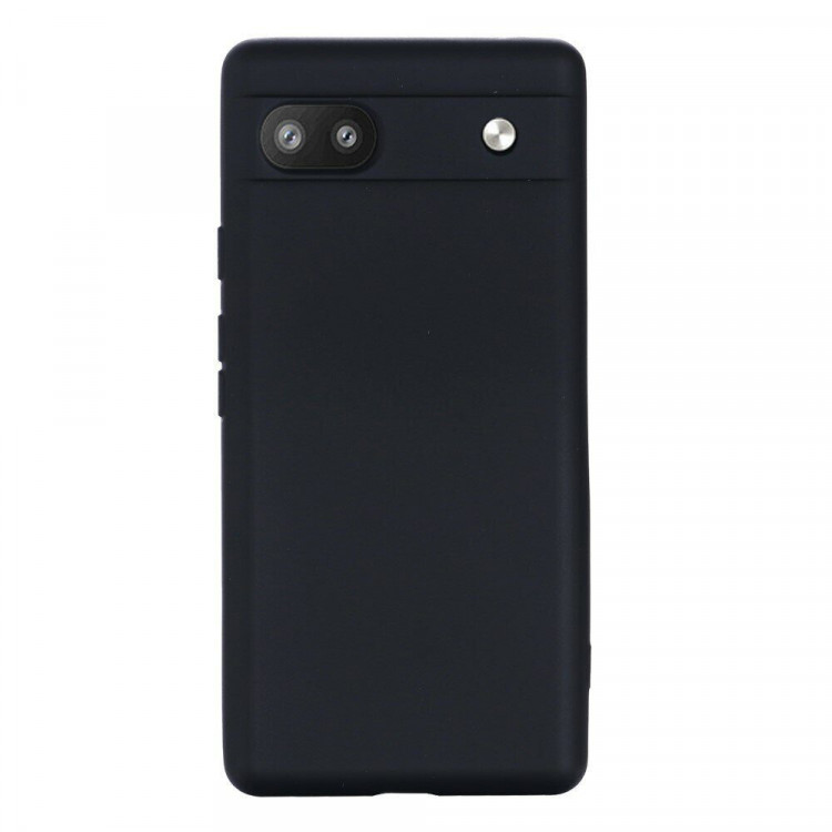 Силиконовый чехол Mobile Shell для Google Pixel 6a (черный)