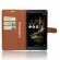 Чехол с визитницей для ASUS Zenfone 3 Ultra ZU680KL (коричневый)