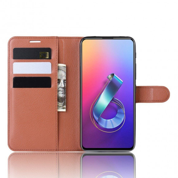 Чехол для Asus Zenfone 6 ZS630KL (коричневый) Чехол для Asus Zenfone 6 ZS630KL (коричневый)