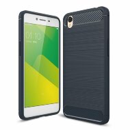 Чехол-накладка Carbon Fibre для Oppo A37 (темно-синий) Чехол-накладка Carbon Fibre для Oppo A37 (темно-синий)