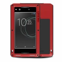 Гибридный чехол LOVE MEI для Sony Xperia XA1 Ultra (красный)