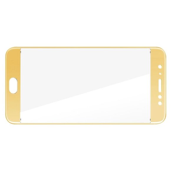 Защитное стекло 3D для Meizu MX6 (золотой)