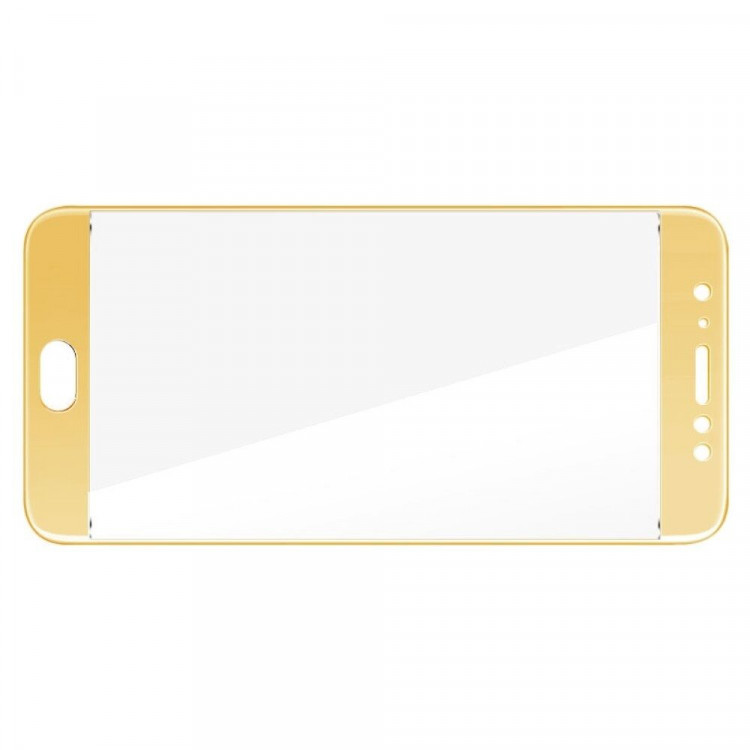 Защитное стекло 3D для Meizu MX6 (золотой)
