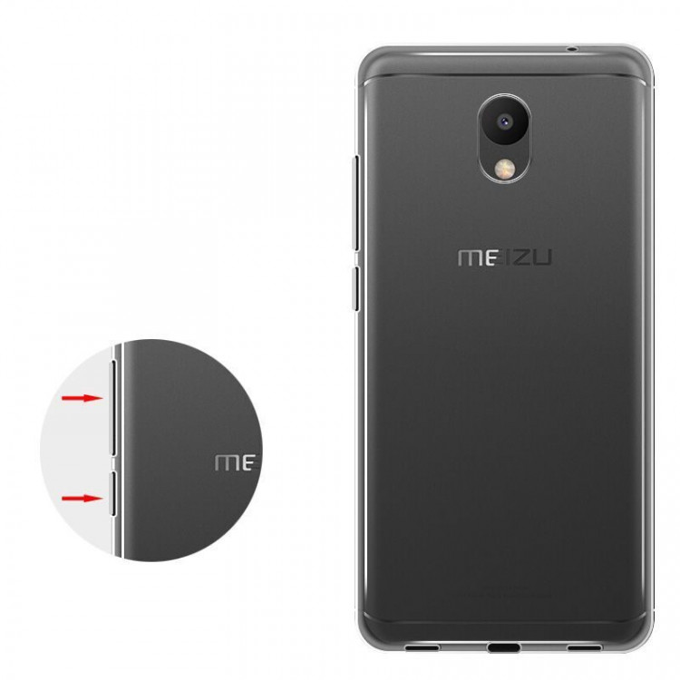 Силиконовый TPU чехол для Meizu M6